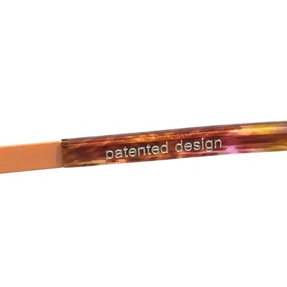 BOZ Eyeglasses Frames WOODY 3878 Orange Pink Striped Tortoise 53-15.5-135